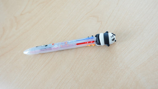 6 Color Panda Retractable Ballpoint Pen