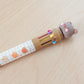 10 Color Teddy Bear Retractable Ballpoint Pen